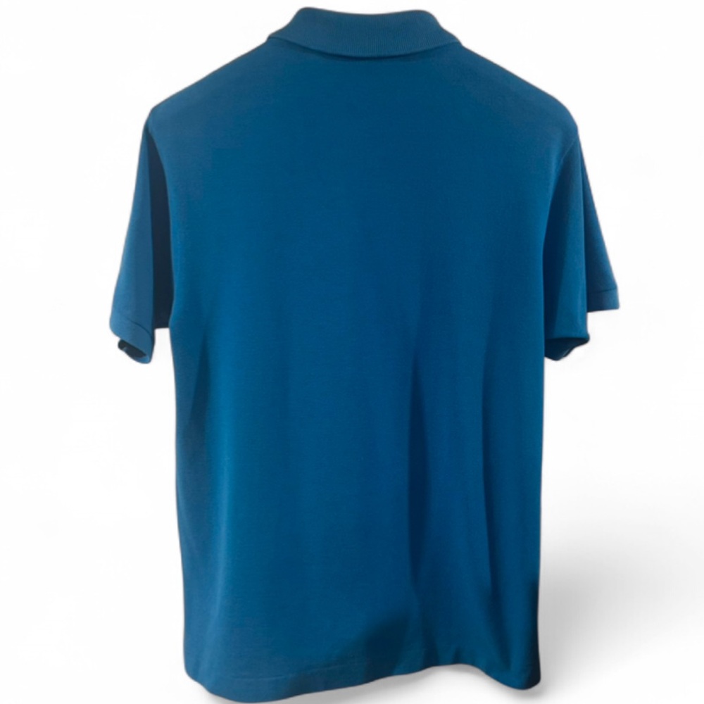 Men’s Lacoste Teal Blue Polo Shirt Size 4 (Small) - Picture 4 of 6